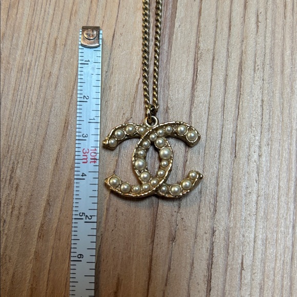Chanel Pearl Logo Necklace - Picture 8 of 10